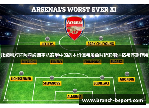 托纳利对阵阿森纳国家队赛事中的战术价值与角色解析影响评估与体系作用