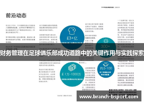 财务管理在足球俱乐部成功道路中的关键作用与实践探索