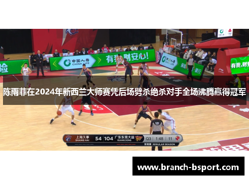 陈雨菲在2024年新西兰大师赛凭后场劈杀绝杀对手全场沸腾赢得冠军